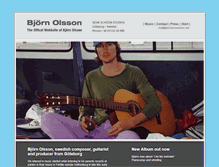 Tablet Screenshot of bjornolssonmusic.com